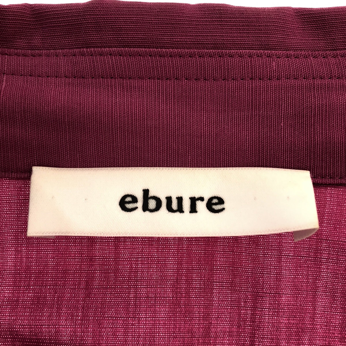 ebure | Linen blend dolman sleeve skipper shirt | 38 | Hot pink | Women's