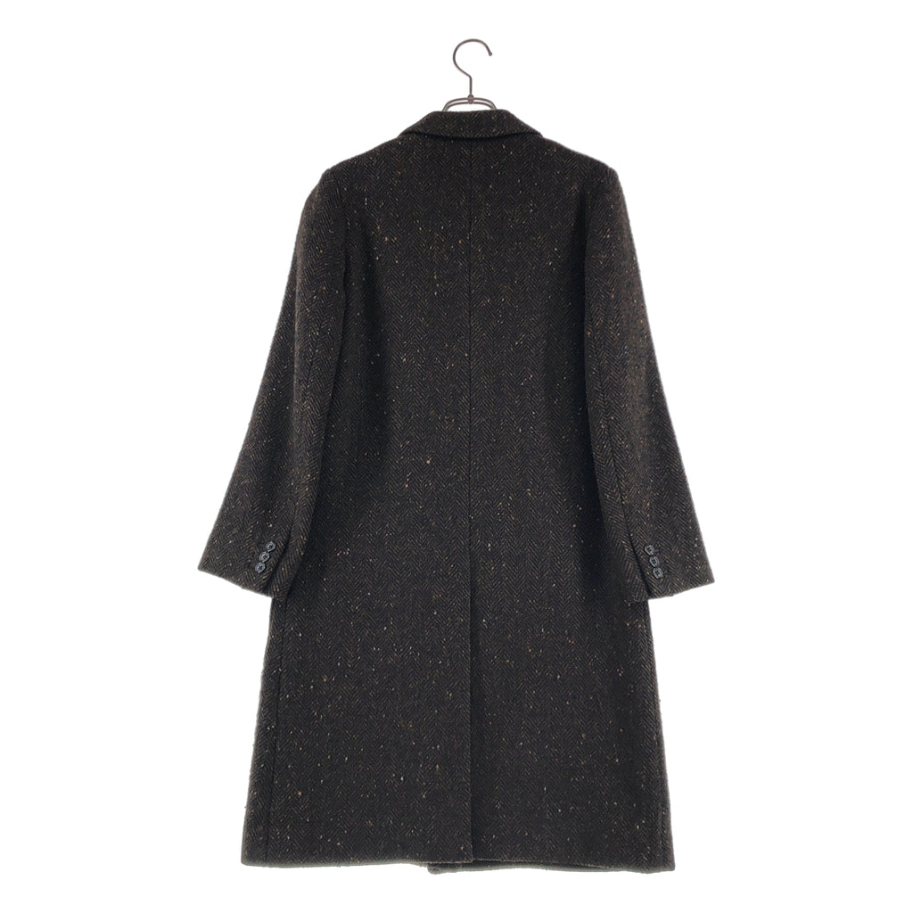 MARGARET HOWELL / マーガレットハウエル | 2019AW | HERRINGBONE WOOL SOFT CITY COAT ヘリンボーン チェスターコート | I | レディース