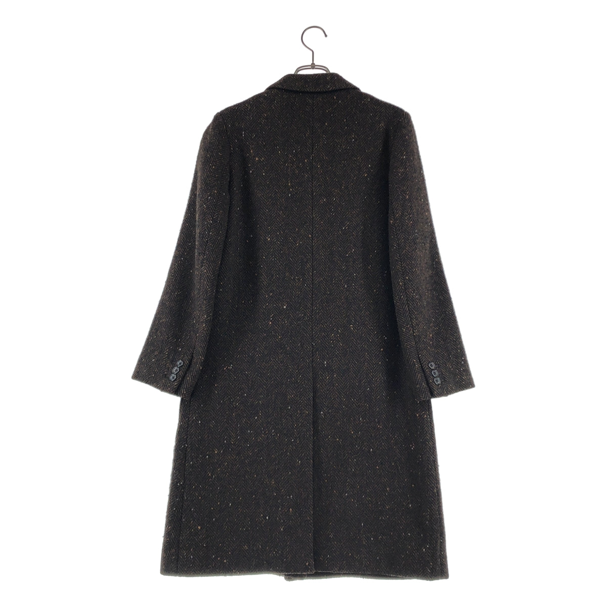 MARGARET HOWELL / マーガレットハウエル | 2019AW | HERRINGBONE WOOL SOFT CITY COAT ヘリンボーン チェスターコート | I | レディース