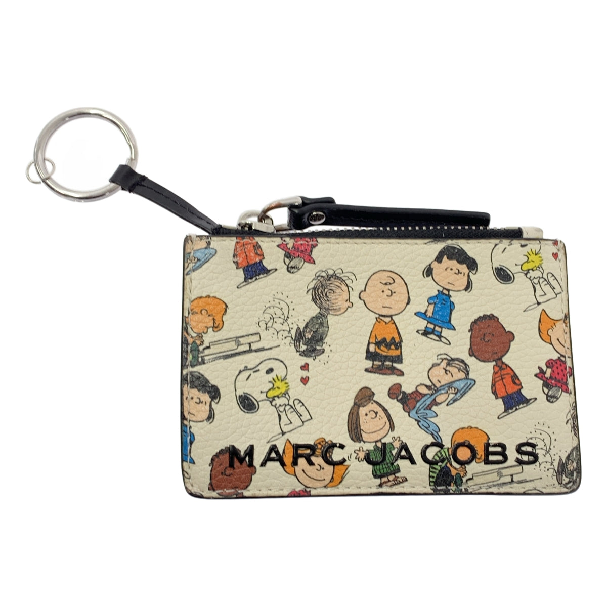 MARC JACOBS / マークジェイコブス | × PEANUTS / ピーナッツコラボ 総柄 フラグメント カード コイン ケース |