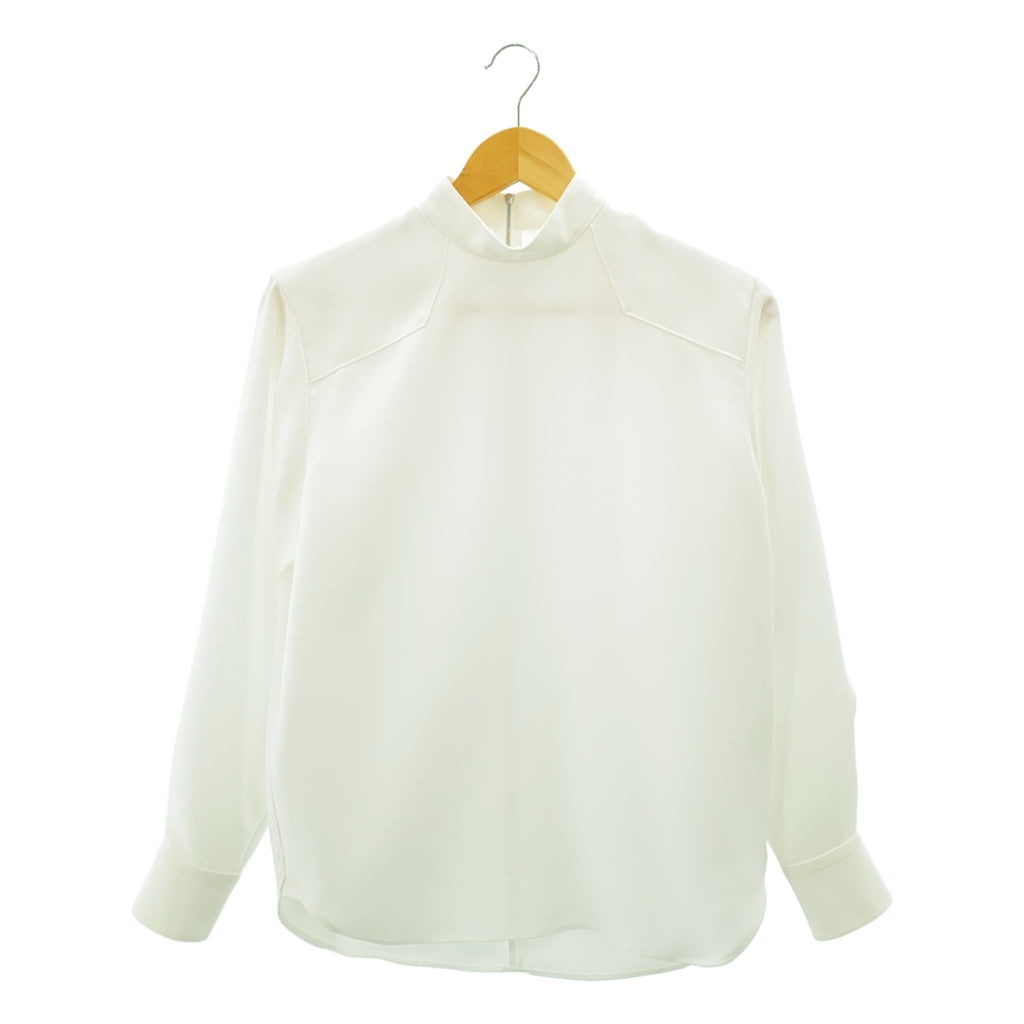 HYKE / 하이크 | 백 Zip 하이넥 풀오버 셔츠 컷소우 | 1 | 여성