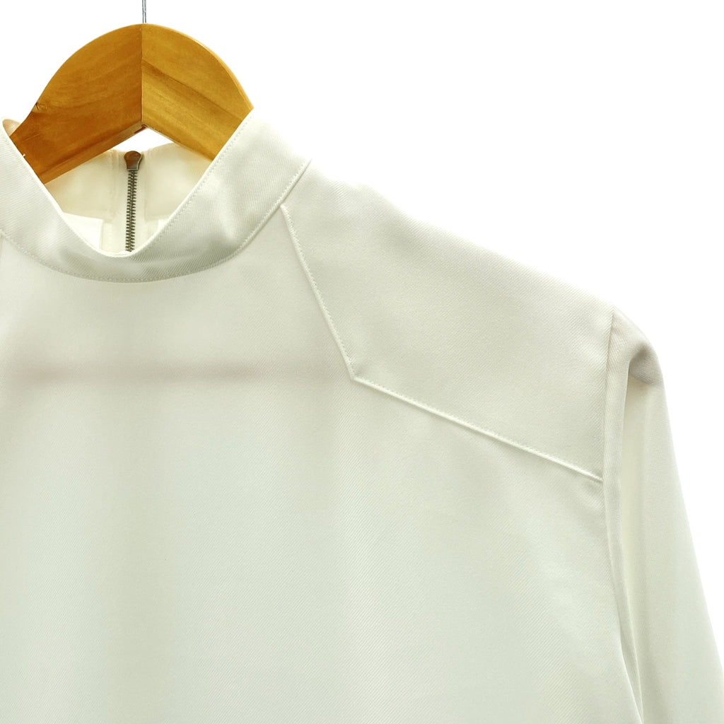 HYKE / 하이크 | 백 Zip 하이넥 풀오버 셔츠 컷소우 | 1 | 여성