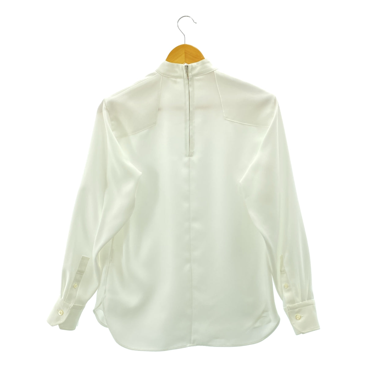 HYKE / 하이크 | 백 Zip 하이넥 풀오버 셔츠 컷소우 | 1 | 여성