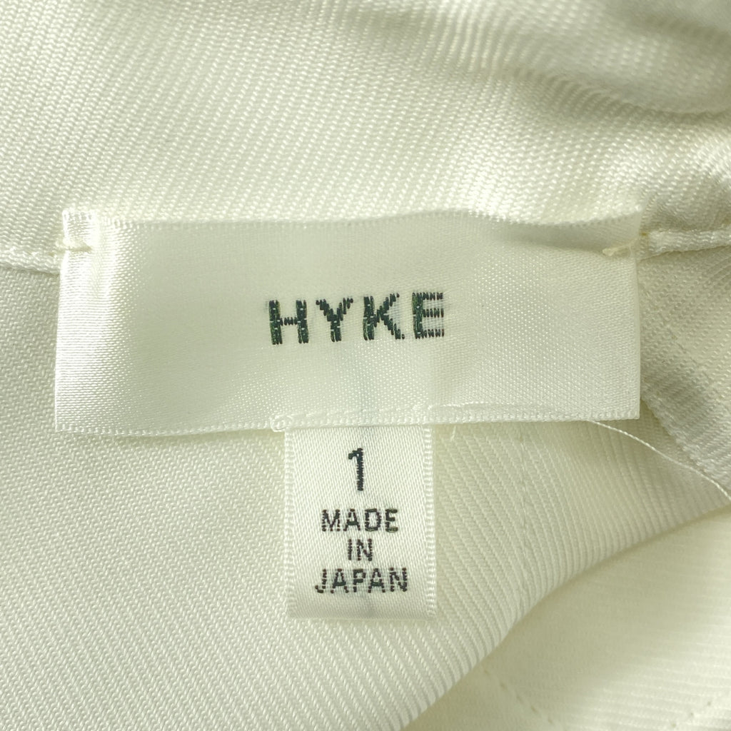 HYKE / 하이크 | 백 Zip 하이넥 풀오버 셔츠 컷소우 | 1 | 여성