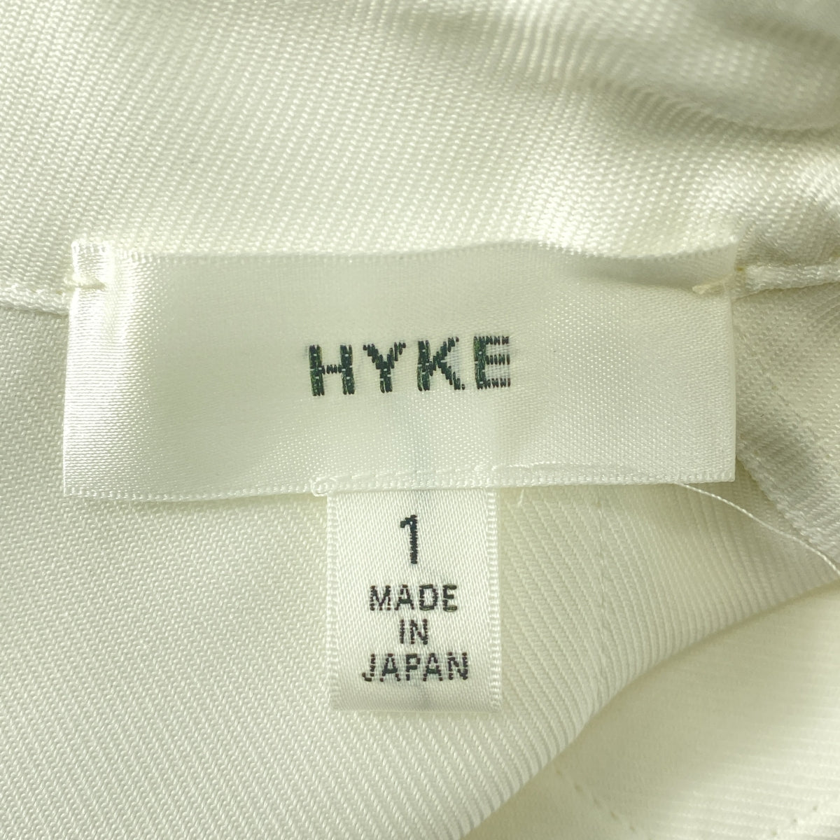 HYKE / 하이크 | 백 Zip 하이넥 풀오버 셔츠 컷소우 | 1 | 여성