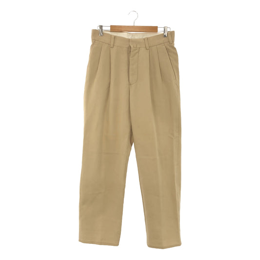 MAATEE&SONS / マーティー&サンズ | 2TUCK TROUSERS / チノ タック トラウザーズ パンツ | 2 | ベージュ | メンズ