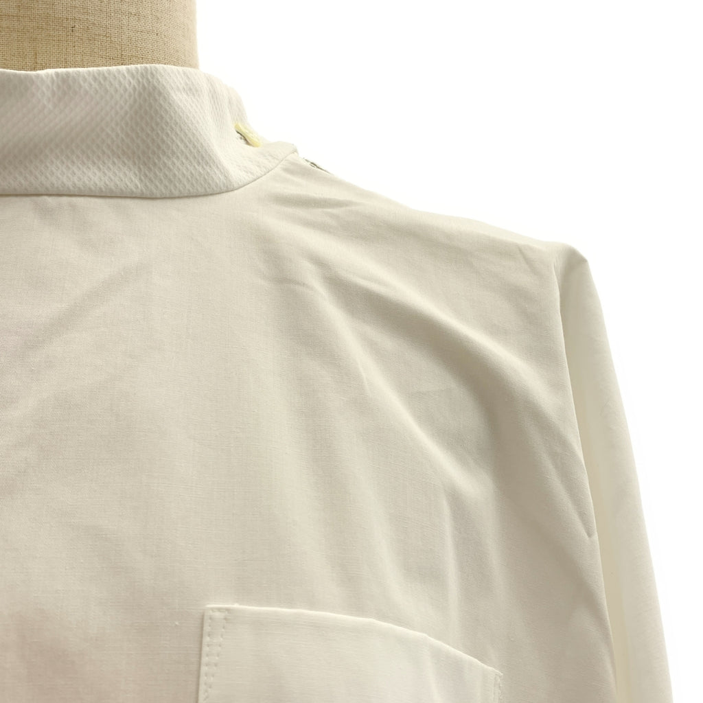 sacai | 2021 春夏 | 剪裁與縫製 / 超大標誌肩部拉鍊襯衫 | 尺寸 2 | 女款