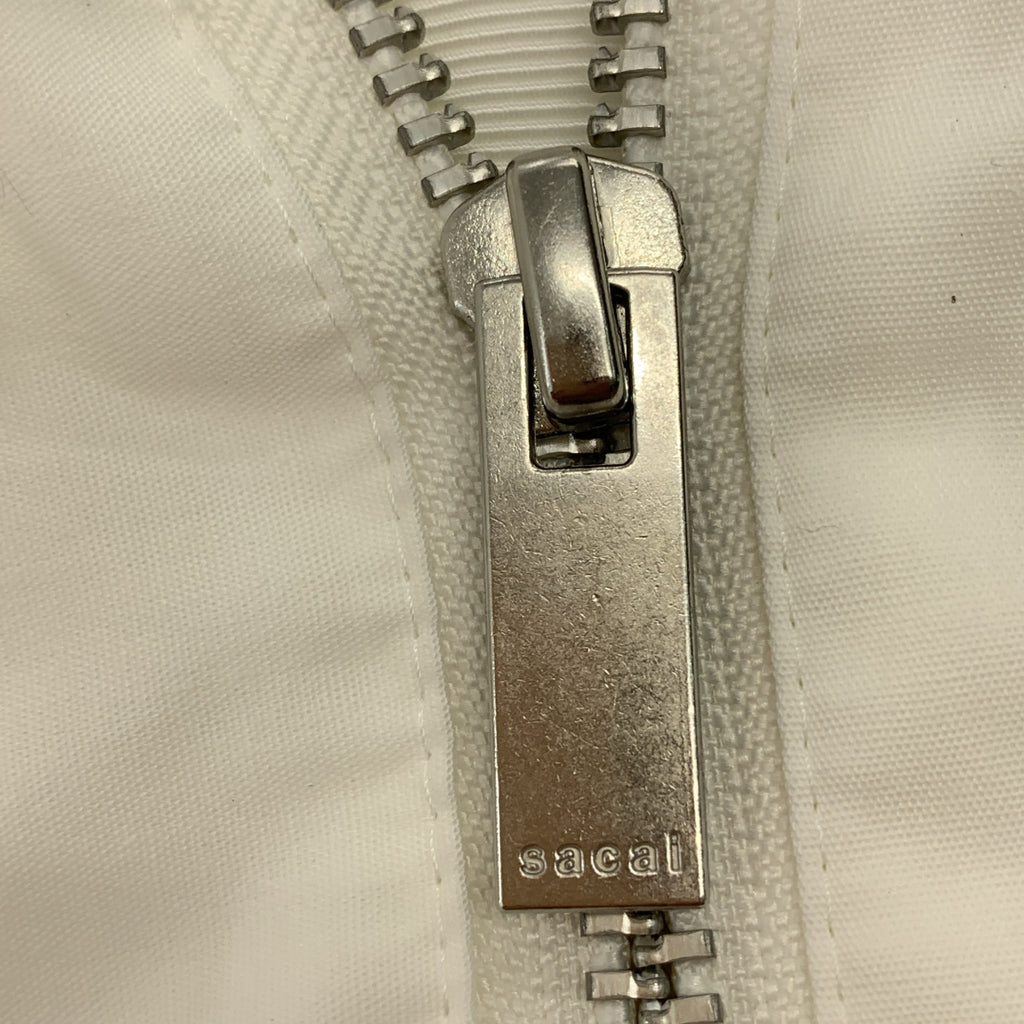 sacai | 2021 春夏 | 剪裁與縫製 / 超大標誌肩部拉鍊襯衫 | 尺寸 2 | 女款