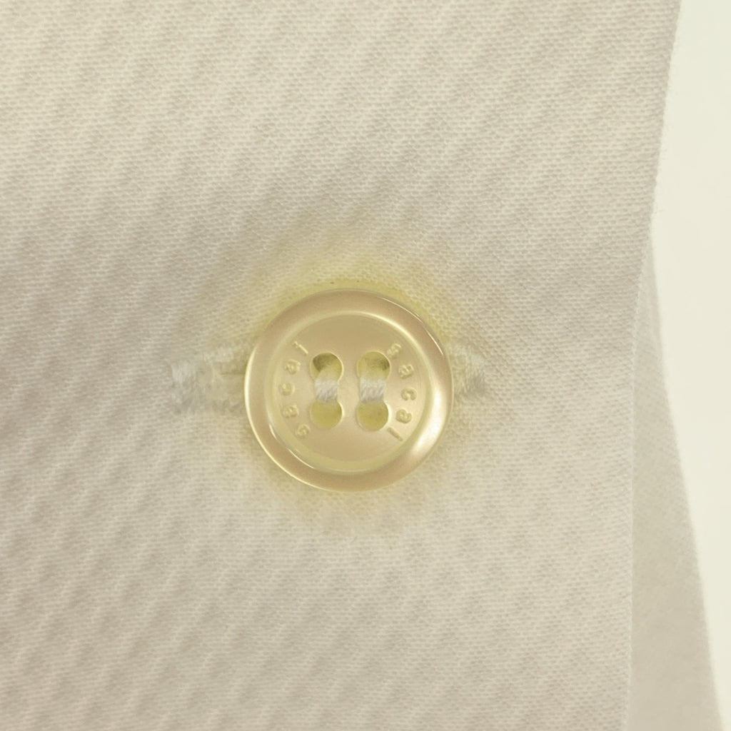 sacai | 2021 春夏 | 剪裁與縫製 / 超大標誌肩部拉鍊襯衫 | 尺寸 2 | 女款