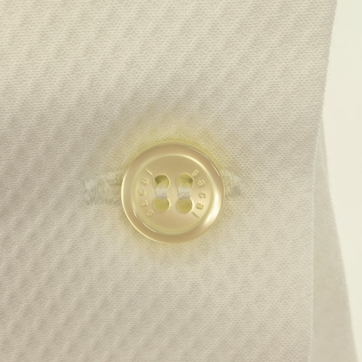 sacai | 2021 春夏 | 剪裁與縫製 / 超大標誌肩部拉鍊襯衫 | 尺寸 2 | 女款