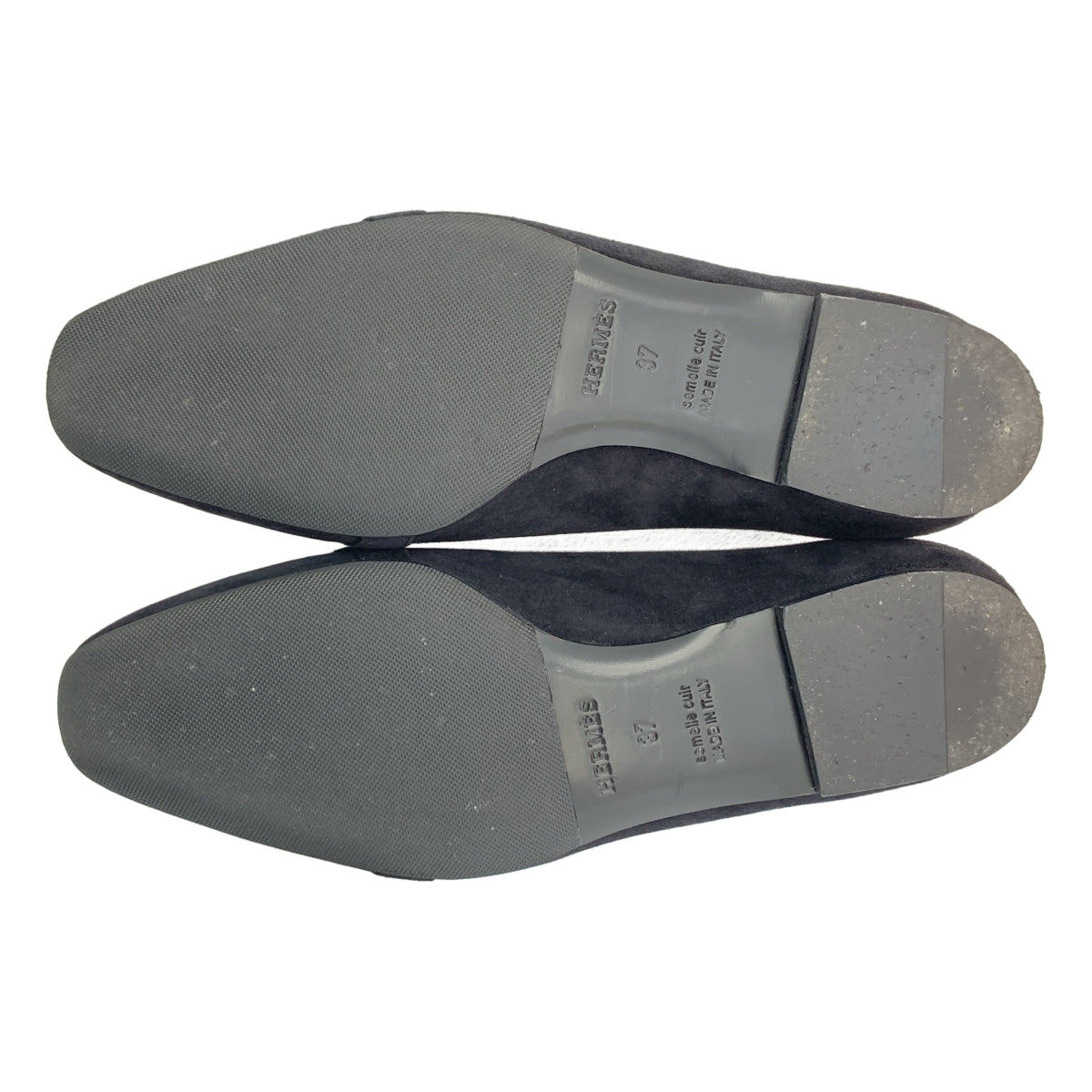 HERMES / 헤르메스 | 켈리 가죽 라운드 투 플랫 펌프 | 37 |