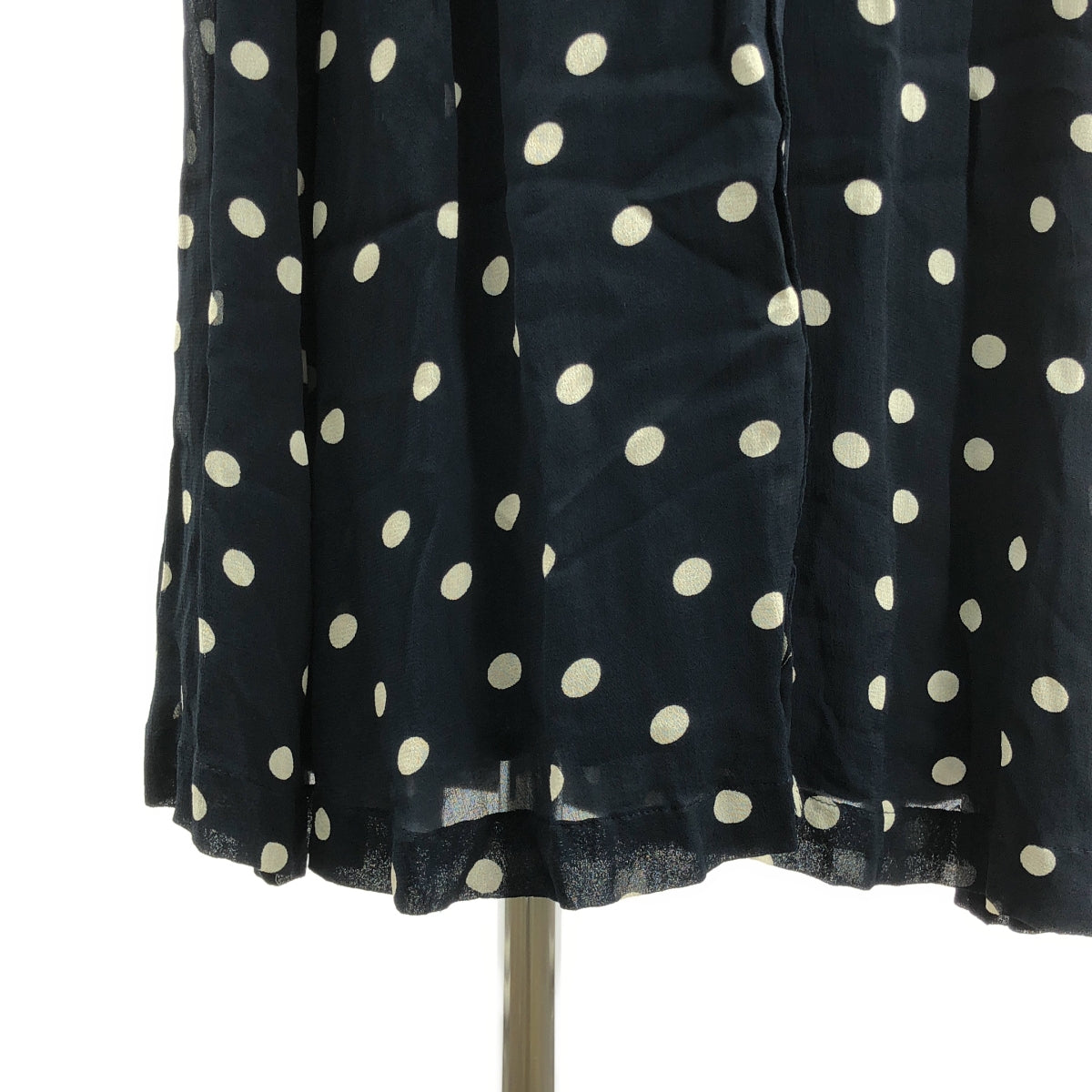 Ganni | 圓點腰帶連身裙，寬鬆，全襯裡 | 尺寸 36 | 女款