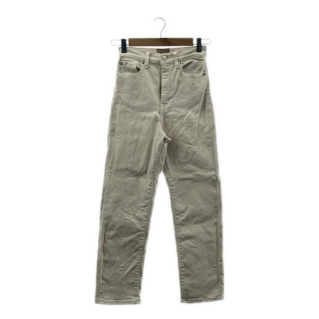 THE SHISHIKUI / シシクイ | White Denim ホワイト デニム パンツ | 23 | ベージュ | レディース