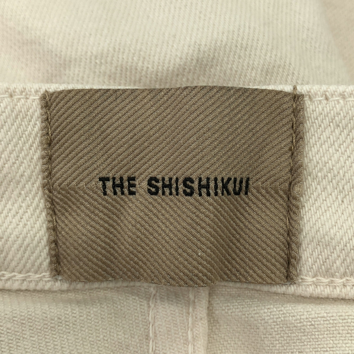 THE SHISHIKUI / シシクイ | White Denim ホワイト デニム パンツ | 23 | ベージュ | レディース