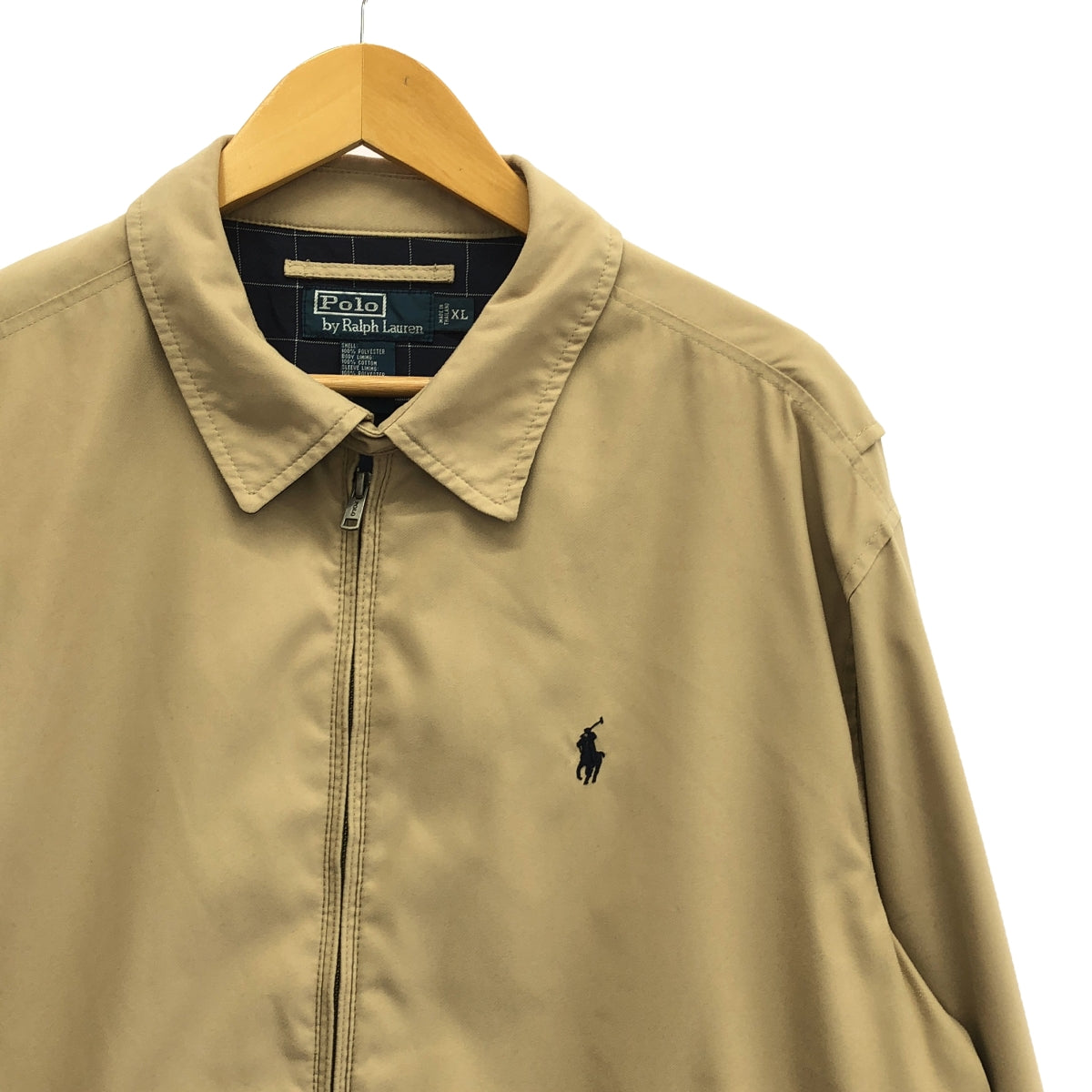 POLO BY RALPH LAUREN | 1990s-2000s Vintage Swing Top Jacket | XL | Beige | Men's