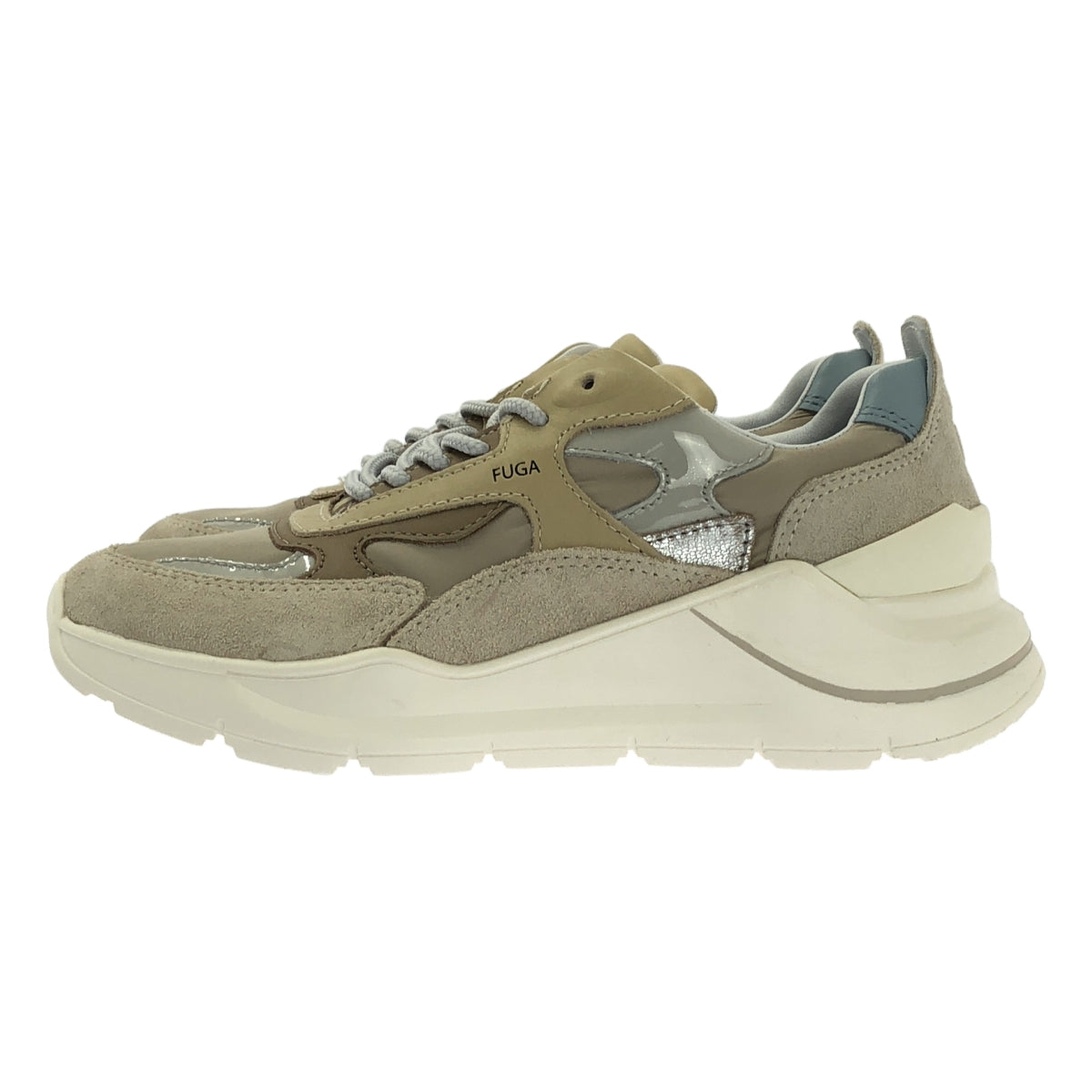 【美品】  D.A.T.E. / デイト | FUGA NYLON MUD ボリュームソール スニーカー | 22.5 | グレージュ | レディース