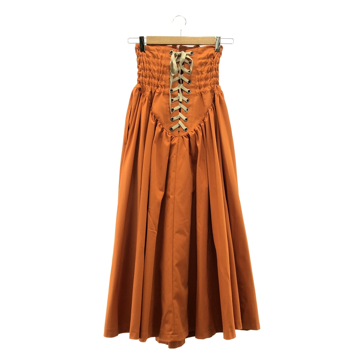 Re:poris | 後背繫帶褶皺蓬鬆半身裙 | F碼 | 女款