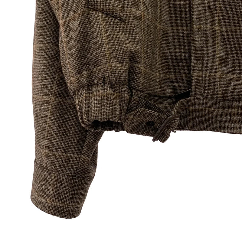 EMPORIO ARMANI / 엠포리오 아르마니 | 울 체크 블록슨 재킷 | 48 | 남성