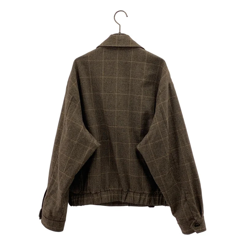 EMPORIO ARMANI / 엠포리오 아르마니 | 울 체크 블록슨 재킷 | 48 | 남성