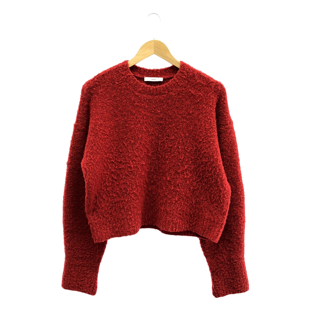 ASTRAET / アストラット | クルーネックボークレニット | レッド | レディース