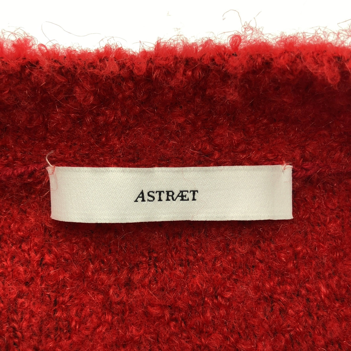 ASTRAET / アストラット | クルーネックボークレニット | レッド | レディース