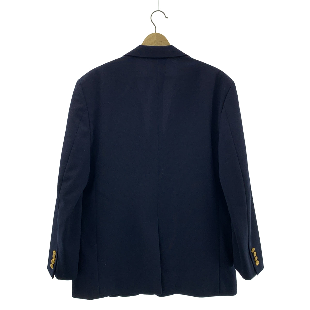 GE09ブルックスブラザーズ ブレザー テーラードジャケット 2B 39S L BROOKS BROTHERS（ブルックスブラザーズ） 古着 紺ブレザー テーラード