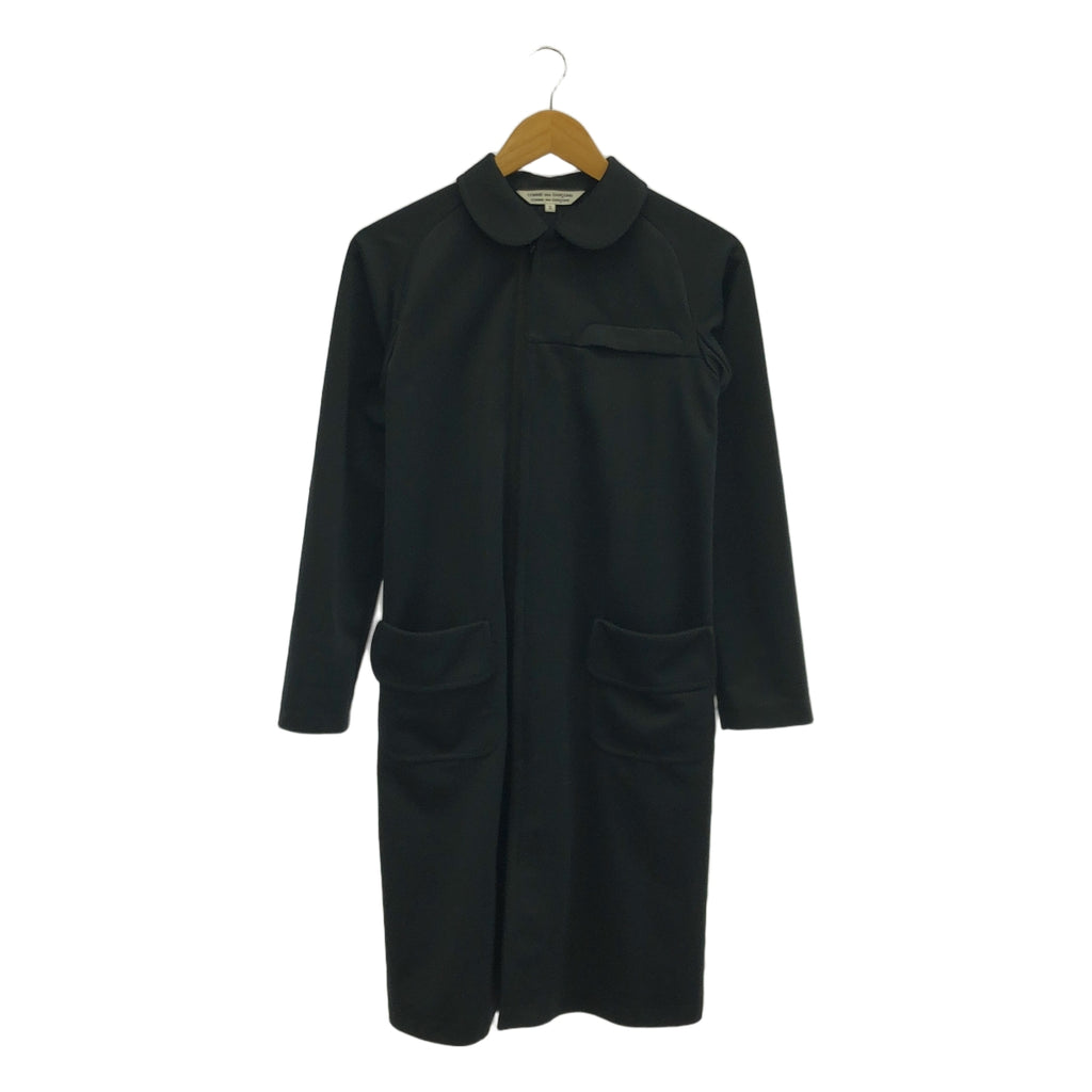 COMME des GARCONS COMME des GARCONS / Comme des | 2015春夏 | Sideline 平紋針織前拉鍊洋裝 | SHOPBOP S |黑色|女性的