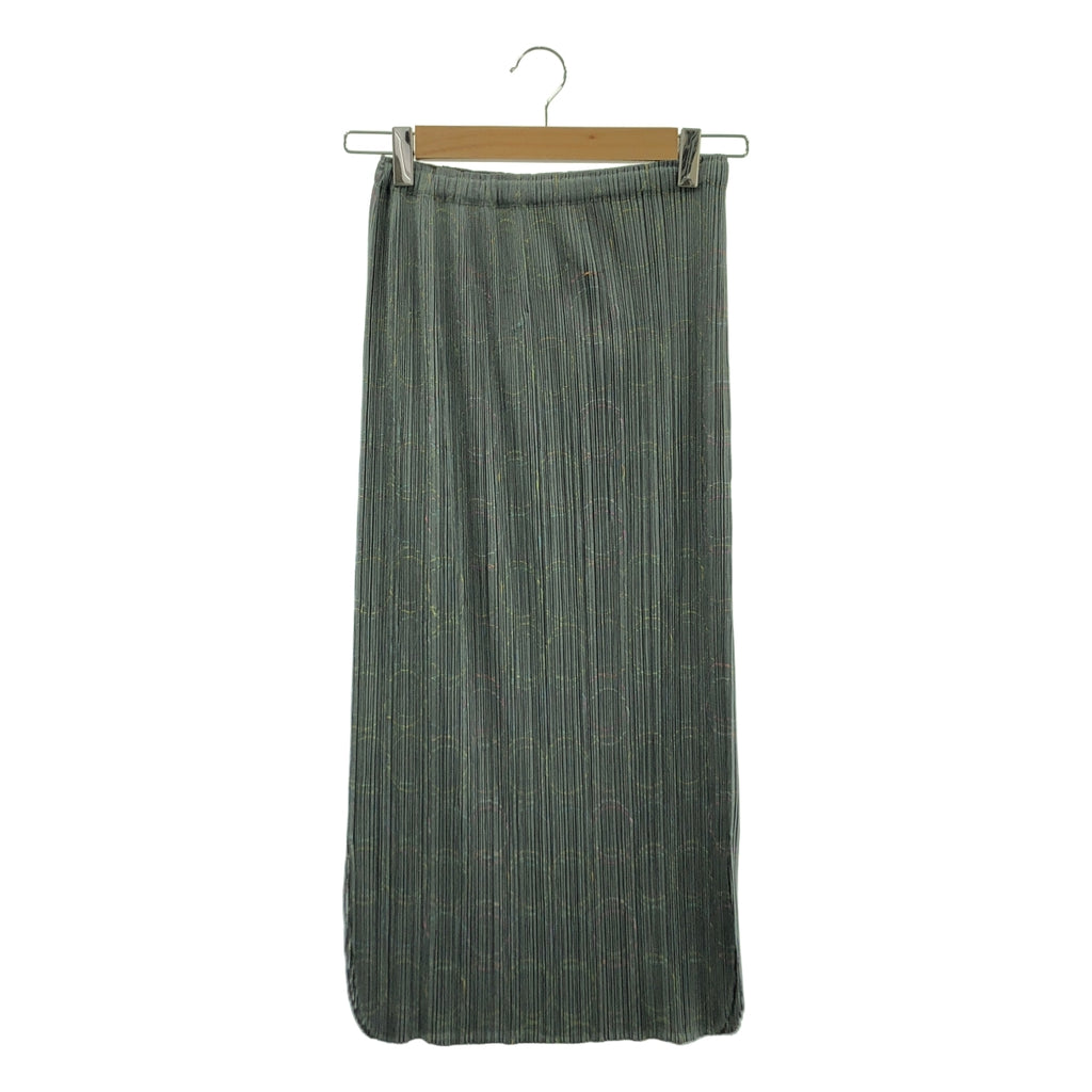 PLEATS PLEASE ISSEY MIYAKE / 플리츠 프리즈 이세이 미야케 | 플리츠 서클 엠브로이드 롱 스커트 | 1 |