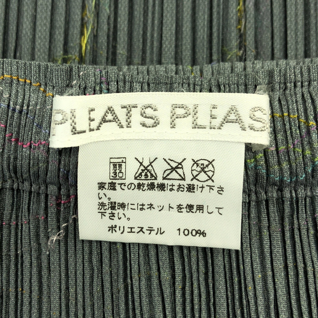 PLEATS PLEASE ISSEY MIYAKE / 플리츠 프리즈 이세이 미야케 | 플리츠 서클 엠브로이드 롱 스커트 | 1 |