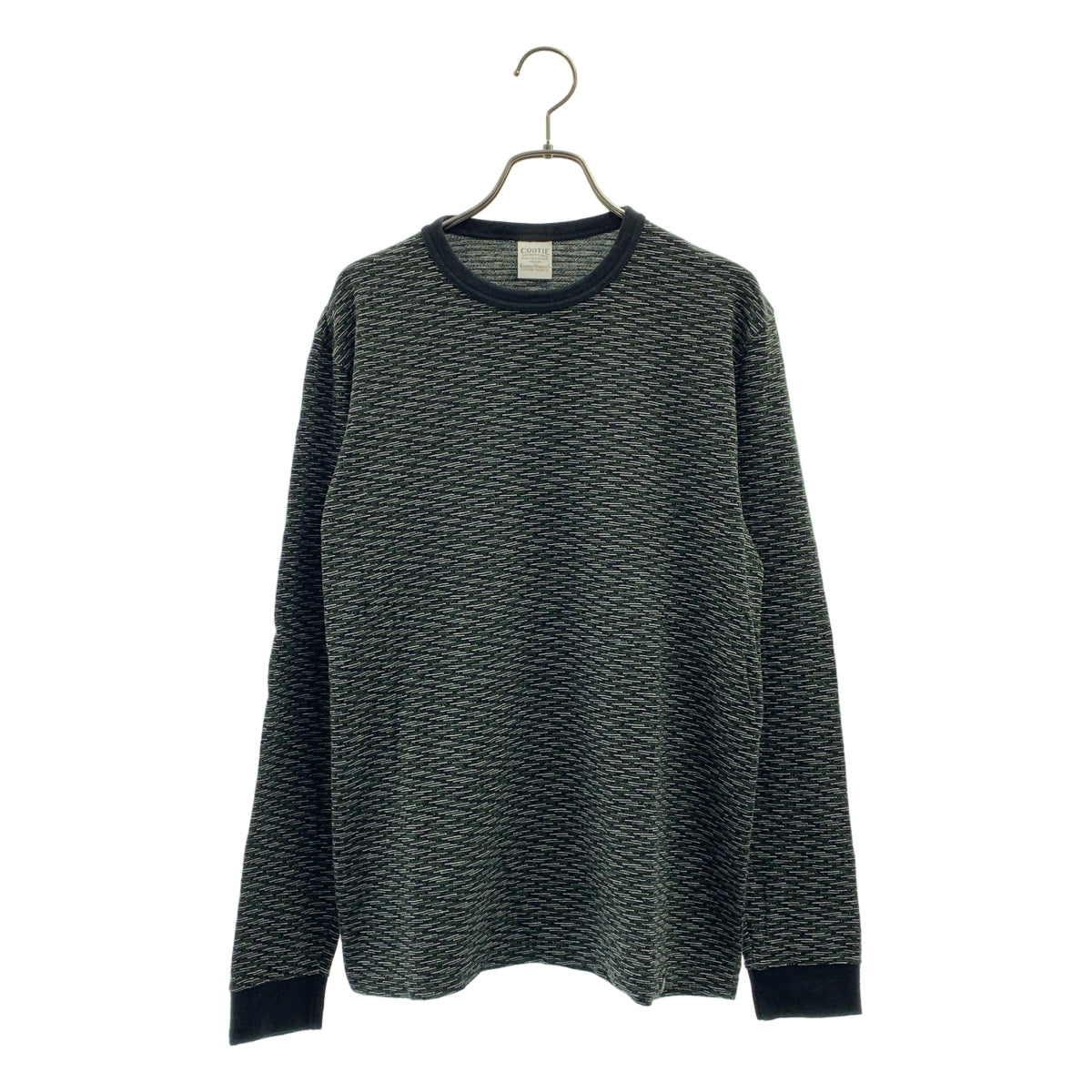 COOTIE / 쿠티 | 코튼 자가드 티셔츠 | M | 남성