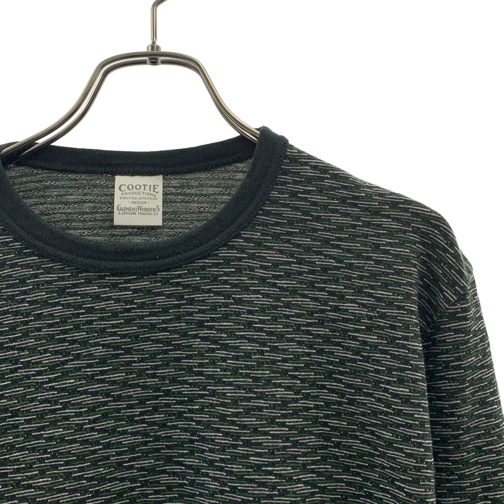 COOTIE / 쿠티 | 코튼 자가드 티셔츠 | M | 남성