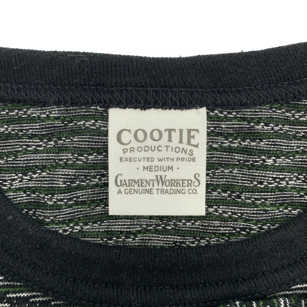 COOTIE / 쿠티 | 코튼 자가드 티셔츠 | M | 남성