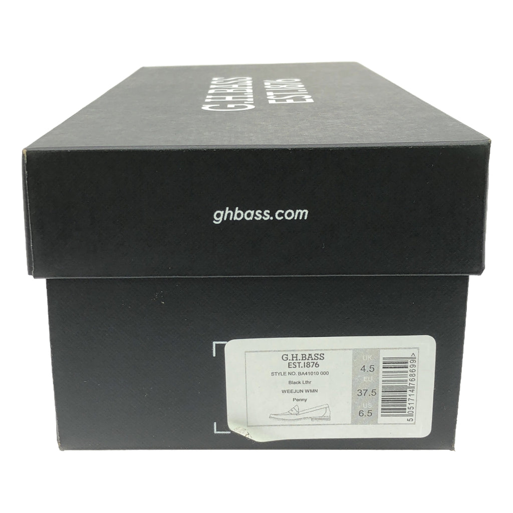 【新品】  G.H.BASS / ジーエイチバス | WEEJUNS PENNY LOAFERS ペニーローファー | US6.5 | ブラック | レディース