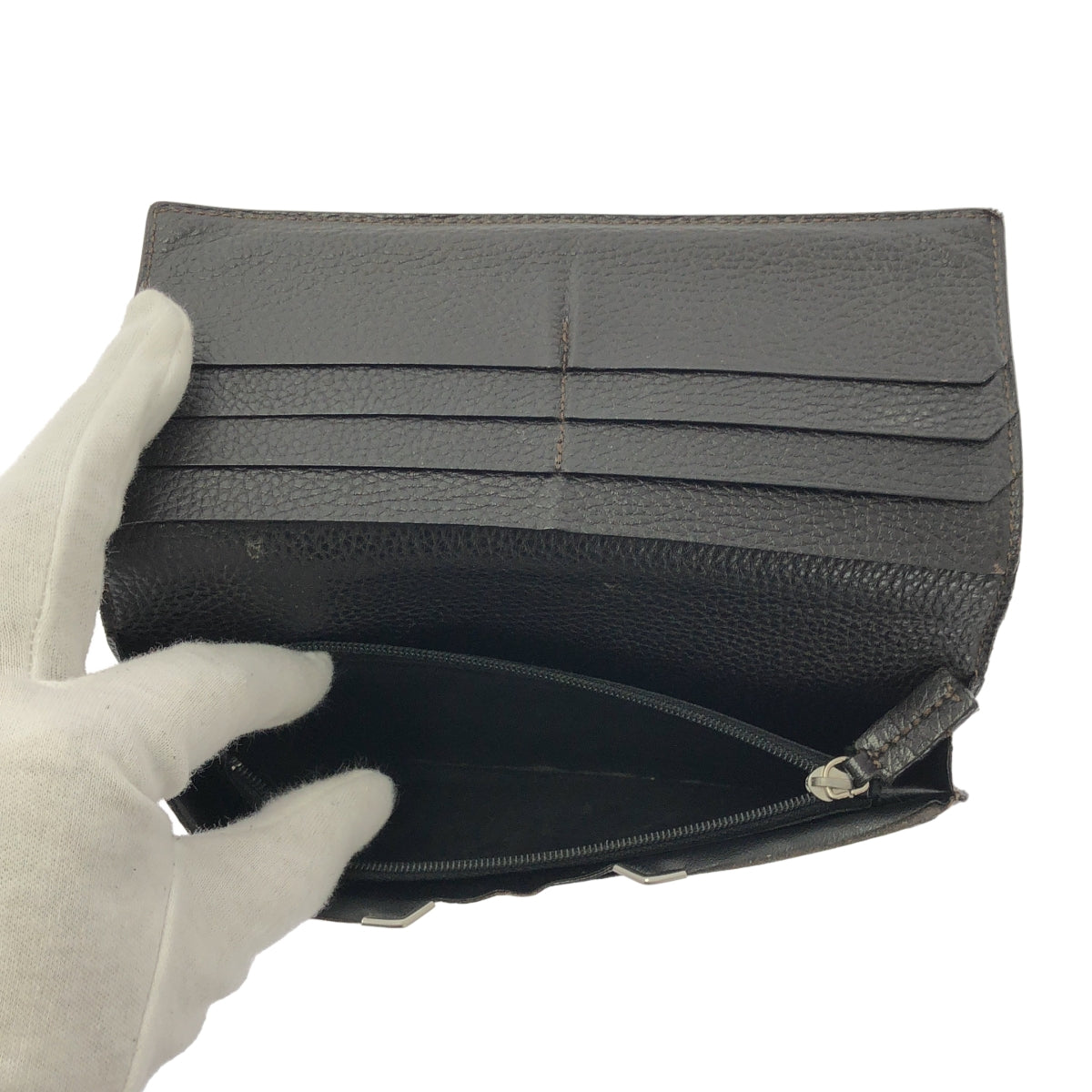 Cartier / 까르띠에 | 가죽 사이드 스티치 롱 지갑 긴 지갑 |