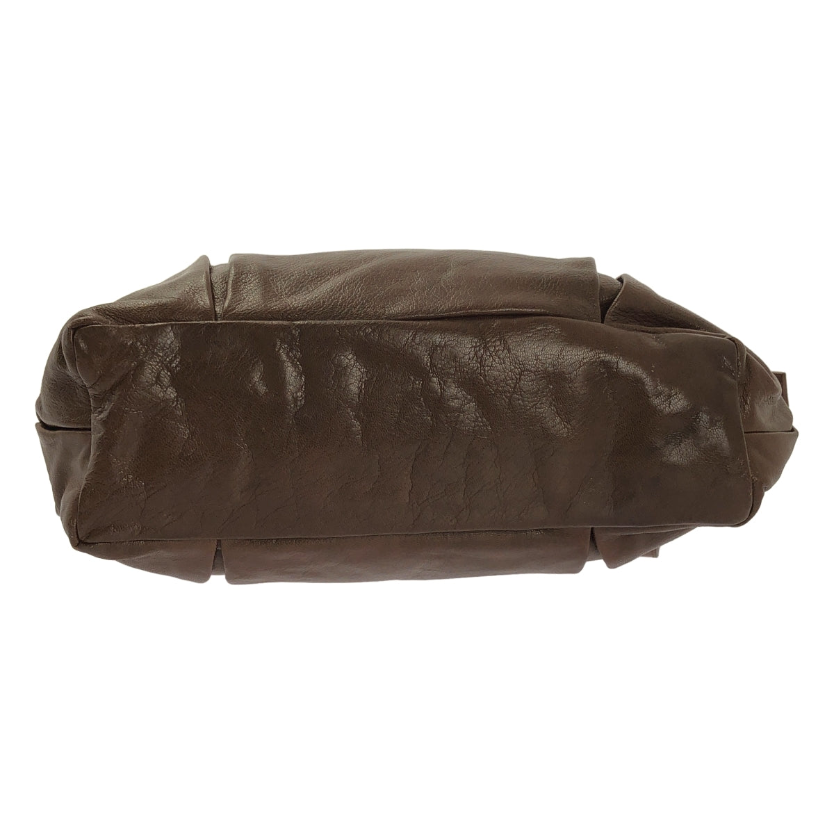 MARNI / マルニ | 2Way レザー バルーン トート ショルダーバッグ | ブラウン | レディース