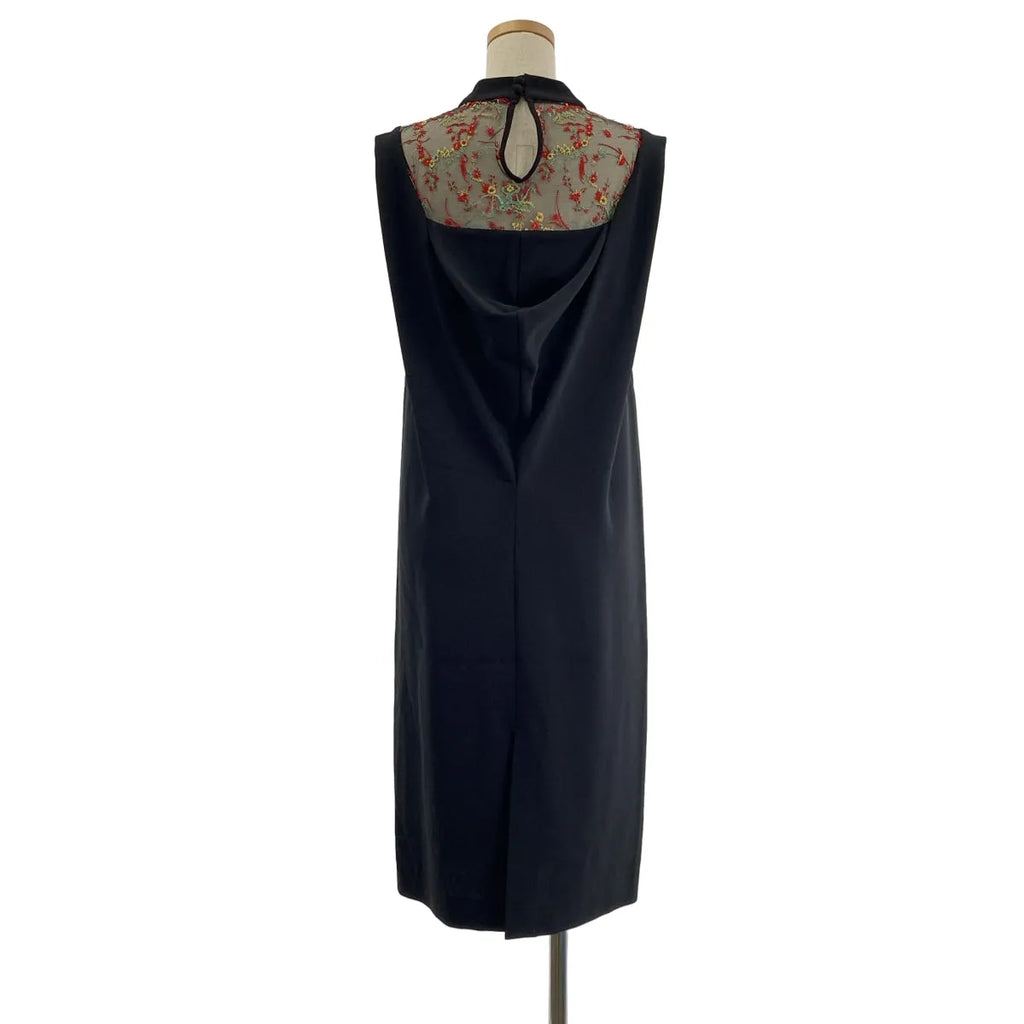 Mame Kurogouchi / マメクロゴウチ | 2024AW | Acetate Polyester Floral Lace-Collar Sleeveless Dress レースカラー スリーブレスドレス ワンピース | 1 | レディース