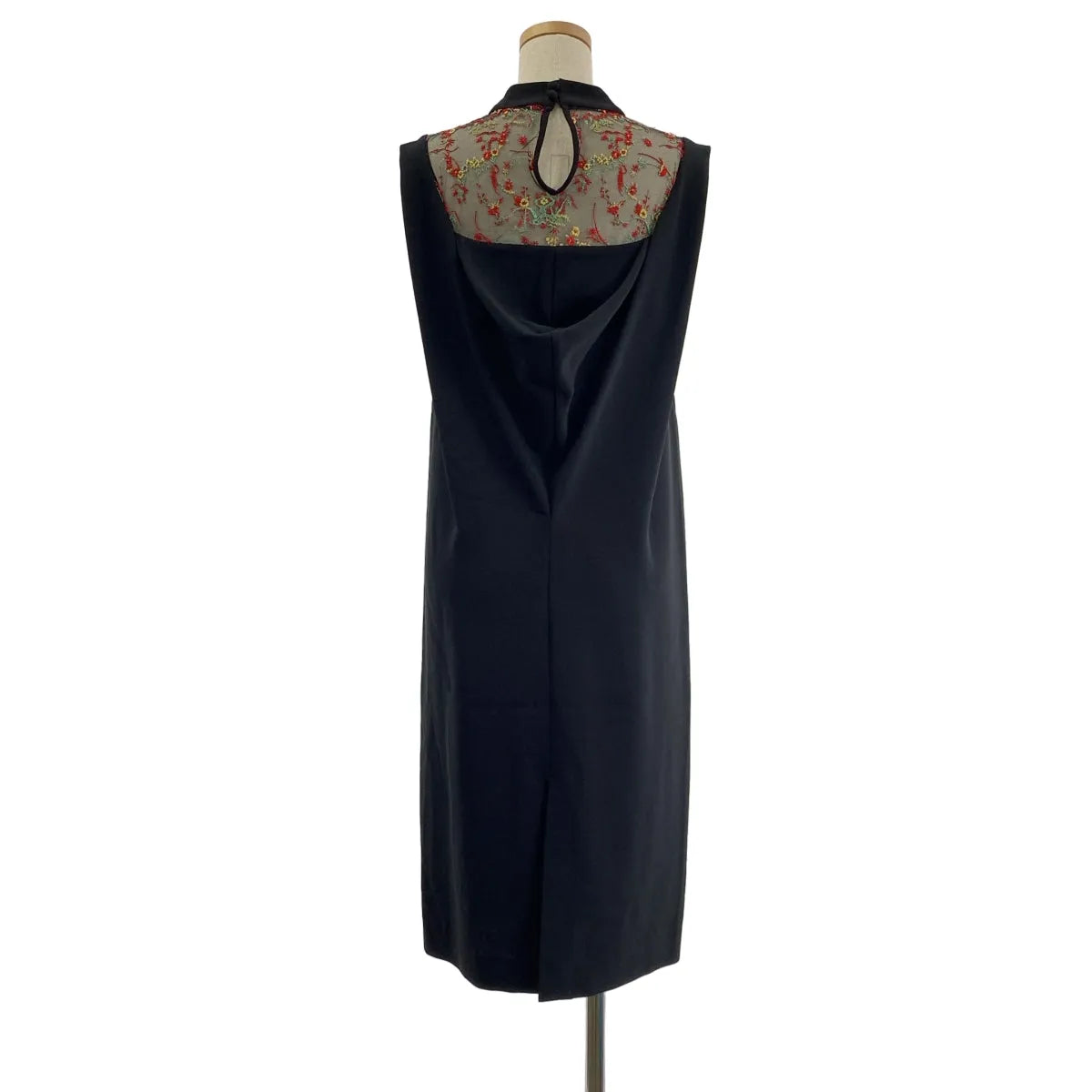 Mame Kurogouchi / マメクロゴウチ | 2024AW | Acetate Polyester Floral Lace-Collar Sleeveless Dress レースカラー スリーブレスドレス ワンピース | 1 | レディース