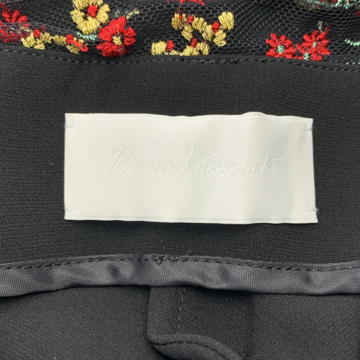 Mame Kurogouchi / マメクロゴウチ | 2024AW | Acetate Polyester Floral Lace-Collar Sleeveless Dress レースカラー スリーブレスドレス ワンピース | 1 | レディース