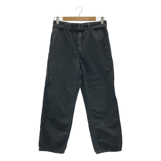 THE ROW | Belted Slacks | Size 28 | Black | Men's