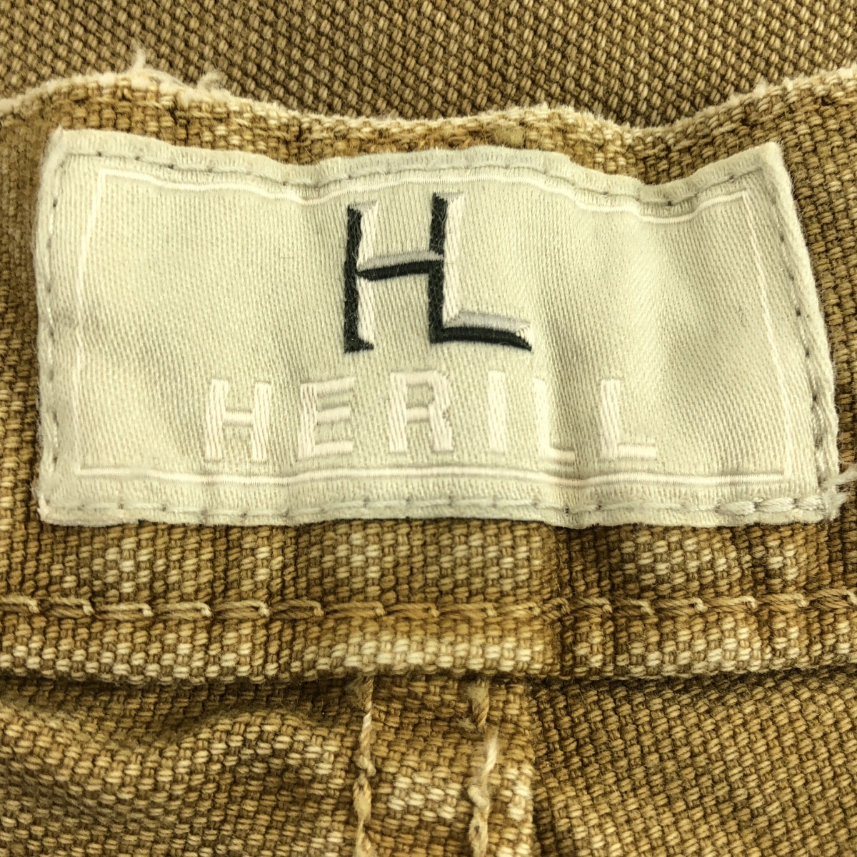 【美品】  HERILL / ヘリル | 2024SS | Splash Painter Pants スプラッシュ ペインターパンツ | 0 | ベージュ | メンズ