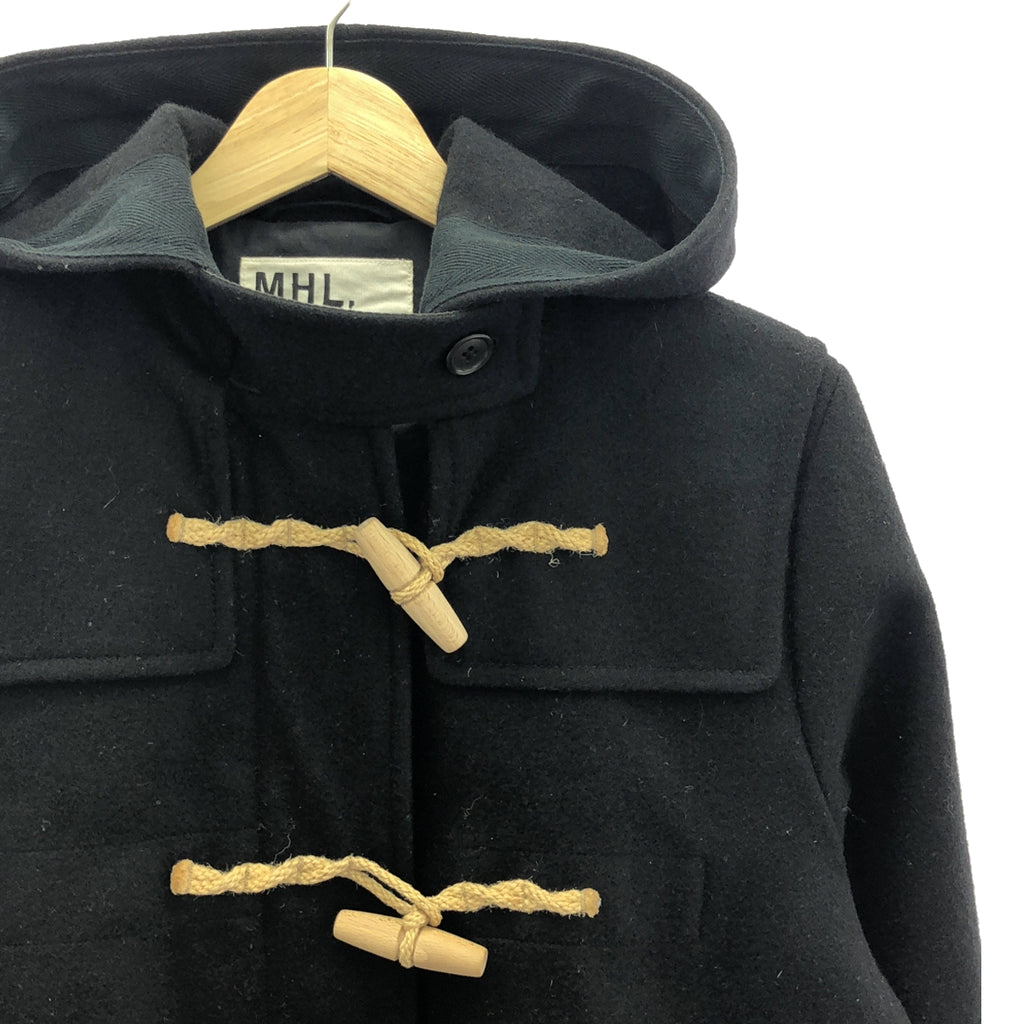 MHL. / エムエイチエルマーガレットハウエル | TOUGH WOOL MELTON ダッフルコート | 1 | ブラック | レディース