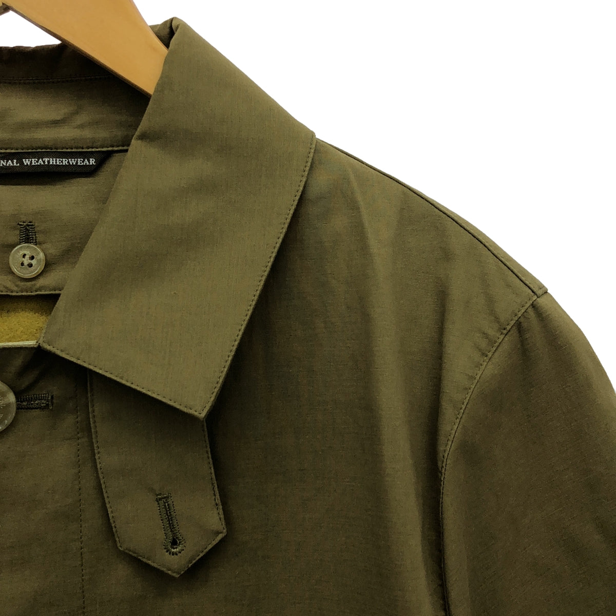 Traditional Weatherwear / トラディショナルウェザーウェア | SELBY セルビー ステンカラーコート | 40 | カーキ | メンズ