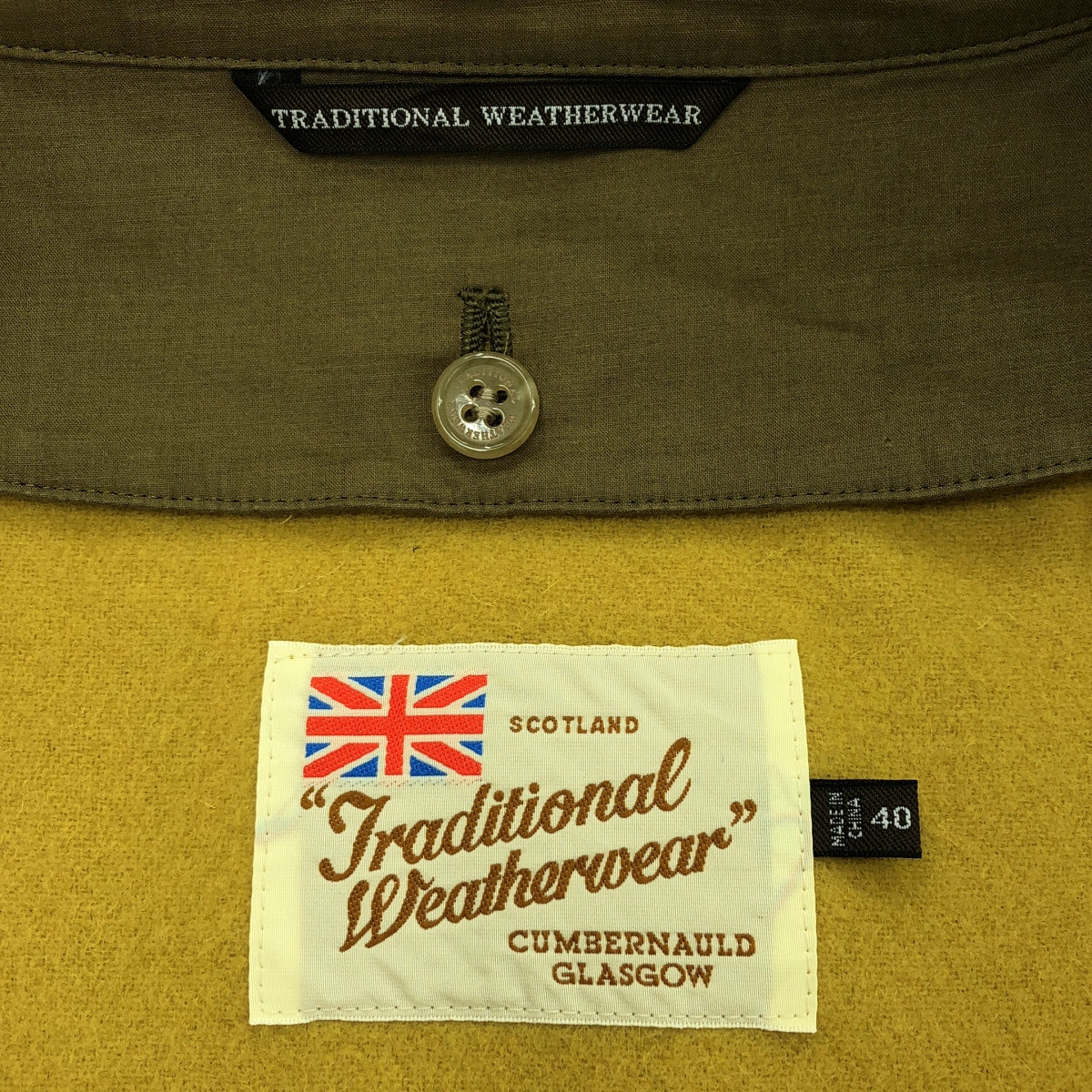 Traditional Weatherwear / トラディショナルウェザーウェア | SELBY セルビー ステンカラーコート | 40 | カーキ | メンズ