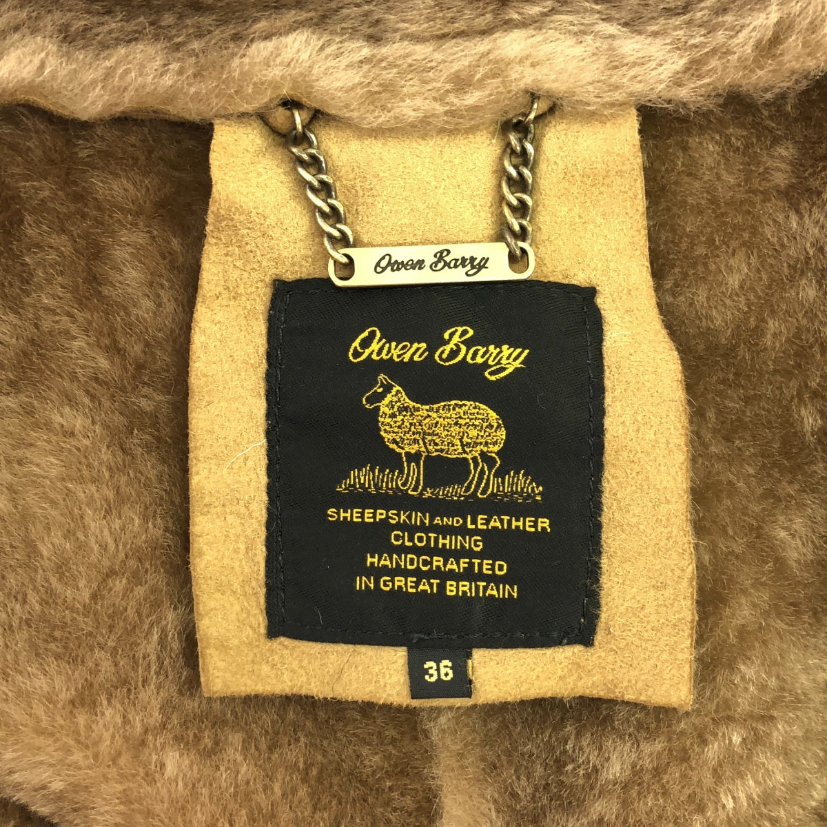 歐文·巴里 / 歐文·巴里 |羊皮 Mouton 皮革大衣 | 36 |布朗 |女性的