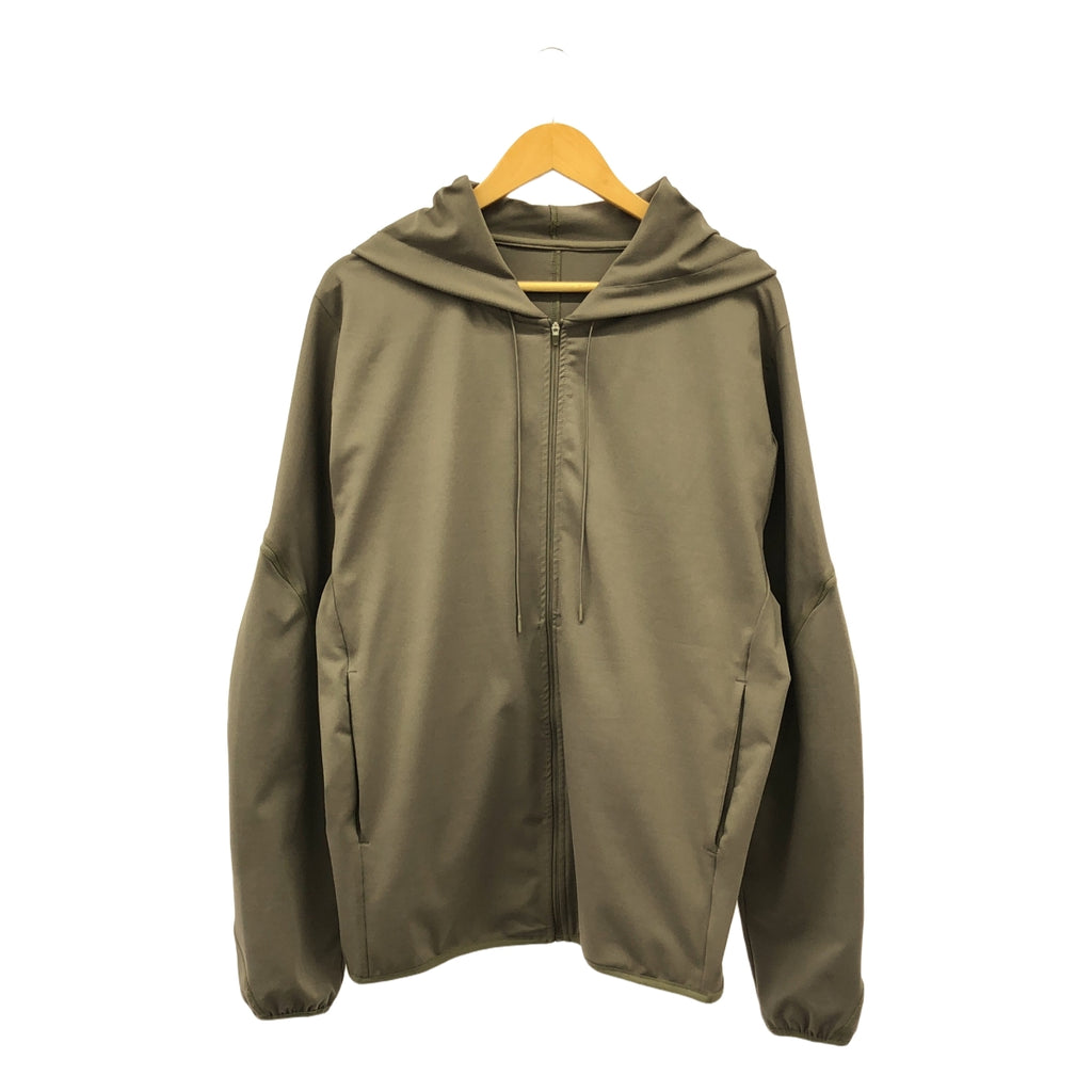 POST ARCHIVE FACTION / ポストアーカイブファクション | 5.0 hoodie right / フルジップ ストレッチ ジャケット フーディ | M | オリーブ | メンズ