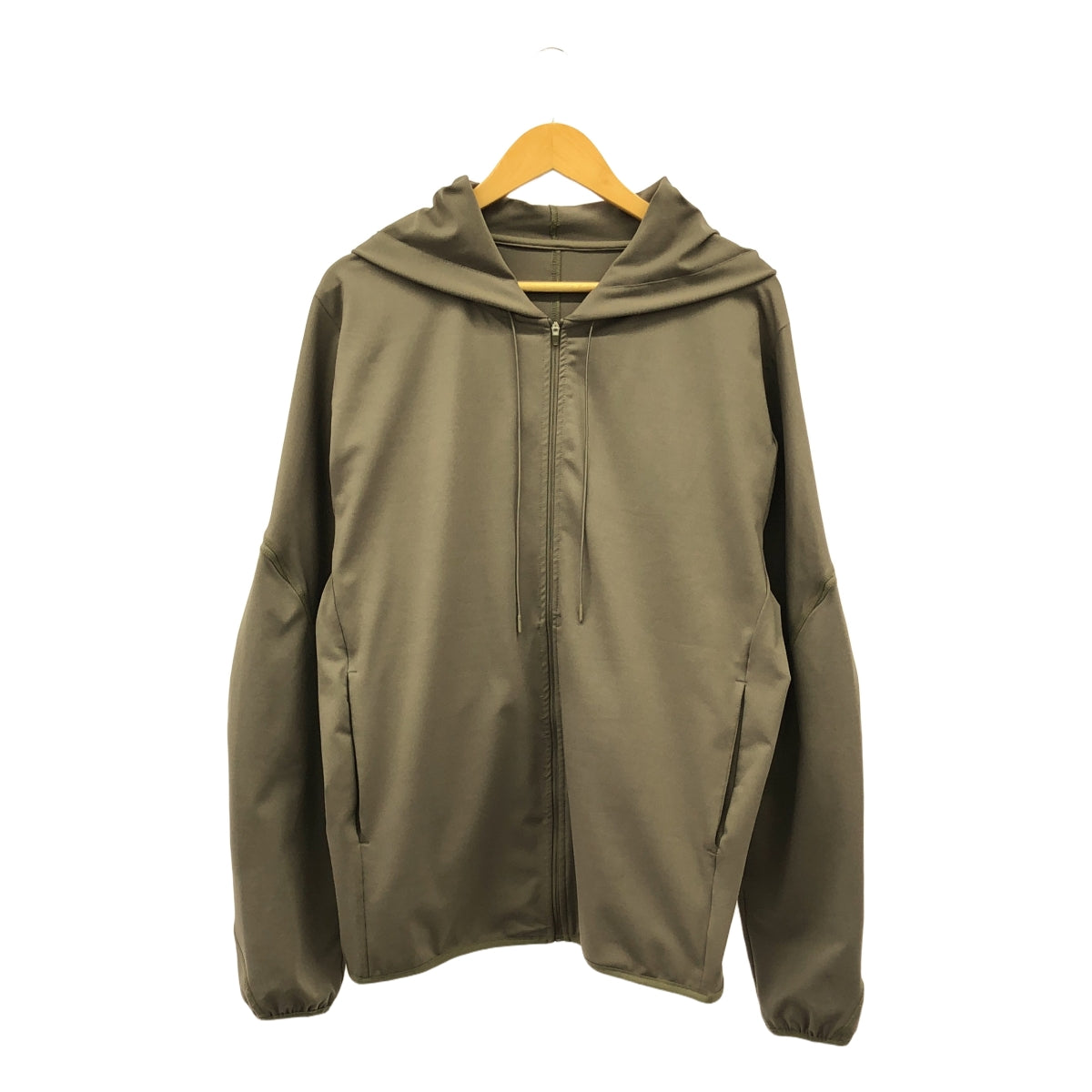 POST ARCHIVE FACTION / 포스트 아카이브 팩션 | 5.0 hoodie right / 풀 Zip 스트레치 재킷 후디 | M | 올리브 | 남성