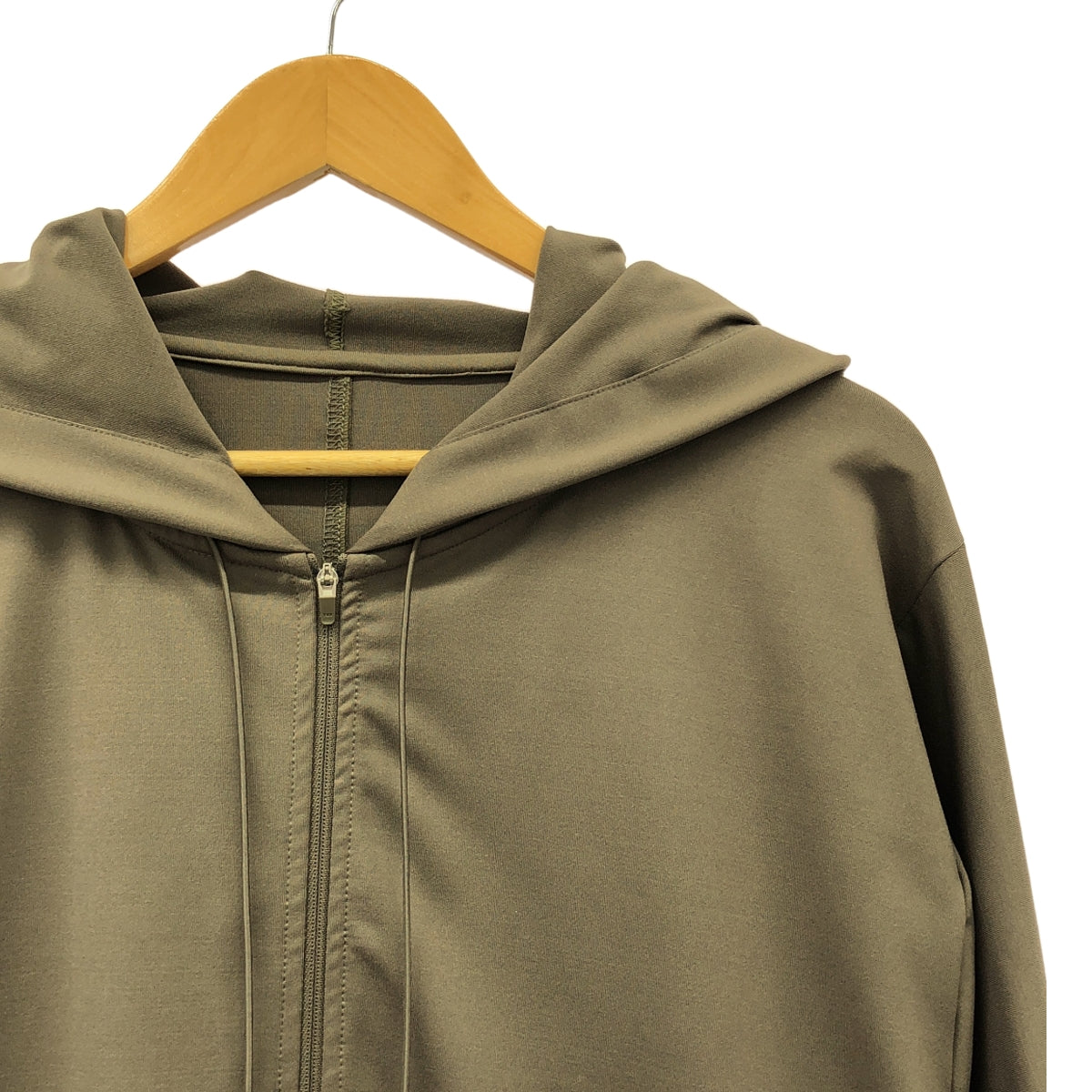 POST ARCHIVE FACTION / 포스트 아카이브 팩션 | 5.0 hoodie right / 풀 Zip 스트레치 재킷 후디 | M | 올리브 | 남성