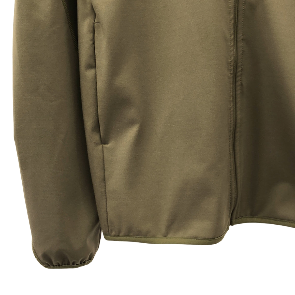 POST ARCHIVE FACTION / 포스트 아카이브 팩션 | 5.0 hoodie right / 풀 Zip 스트레치 재킷 후디 | M | 올리브 | 남성