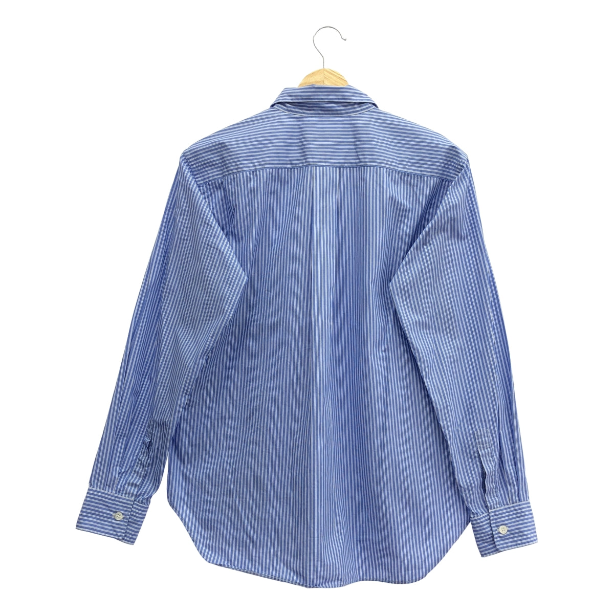 COMME des GARÇONS HOMME DEUX | 男士2017 秋冬 |棉質條紋襯衫 | XS |淺藍色/白色|男士
