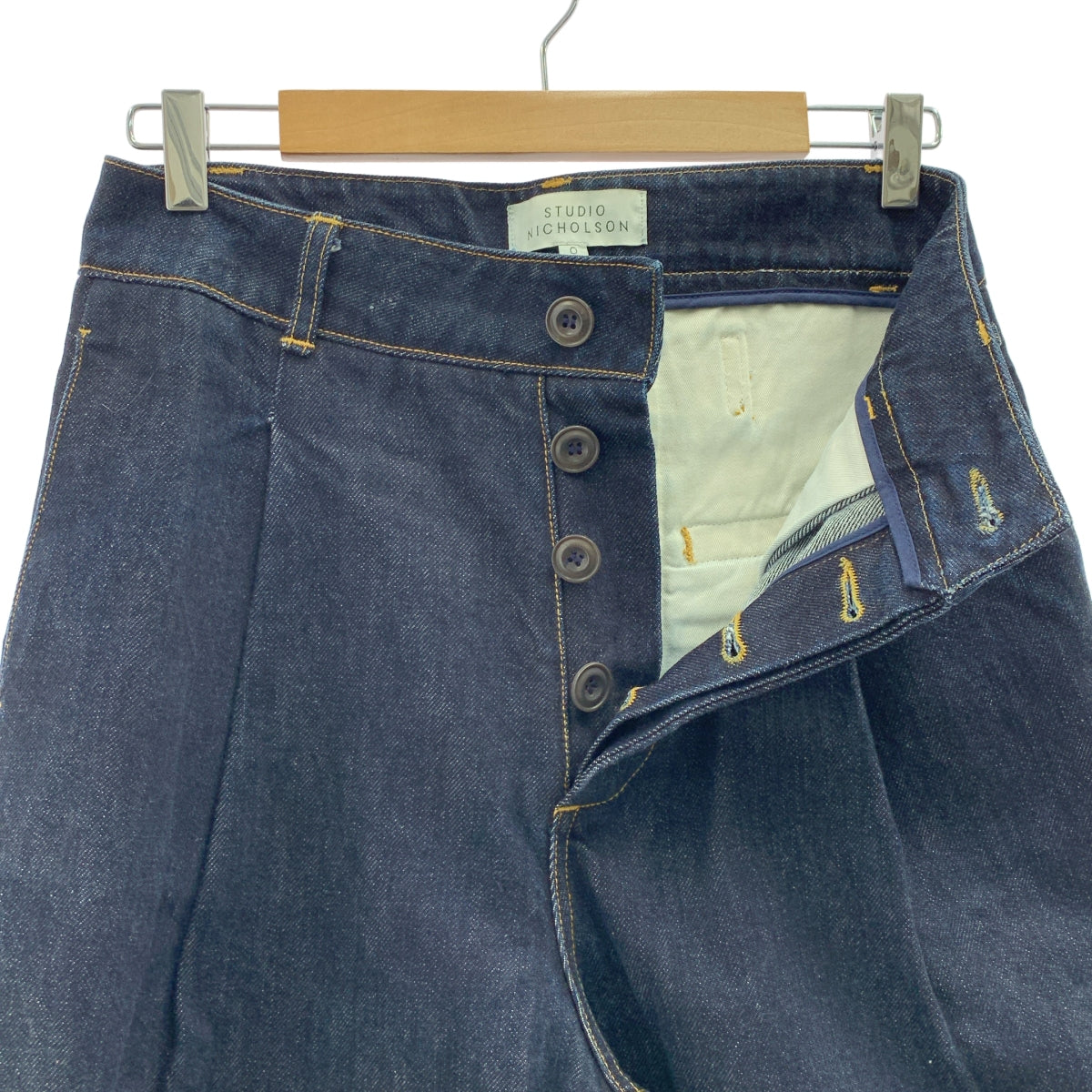 Studio Nicholson | 牛仔布 BONNARD 長褲 | 0 |